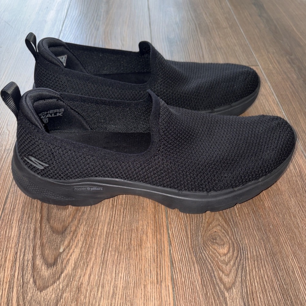 Skechers Shoes Women's Size 8.5 Black Go Walk Hands Free Slip On Walking Comfort - Picture 3 of 12